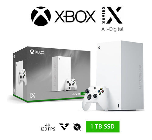Console Xbox Series X 1tb Digital Xbox Series X Branco Novo Lacrado