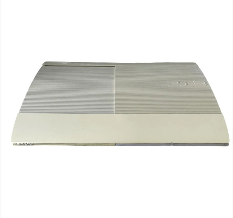 Console PlayStation 3 Super Slim 500GB Branco + 1 Controle  + 2 Jogos