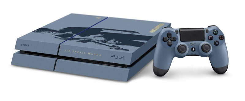 Console PlayStation 4 Fat 1TB (Edição Uncharted 4) + 2 Controles + 3 Jogos