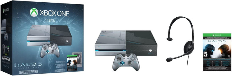 Console Xbox One FAT 1TB (Edição Halo 5: Guardians) Novo + 3 Jogos