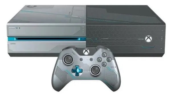 Console Xbox One FAT 1TB (Edição Halo 5: Guardians) Novo + 3 Jogos