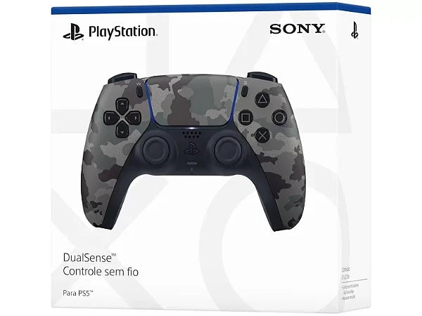 Controle PS5 DualSense - Gray Camouflage Camuflado