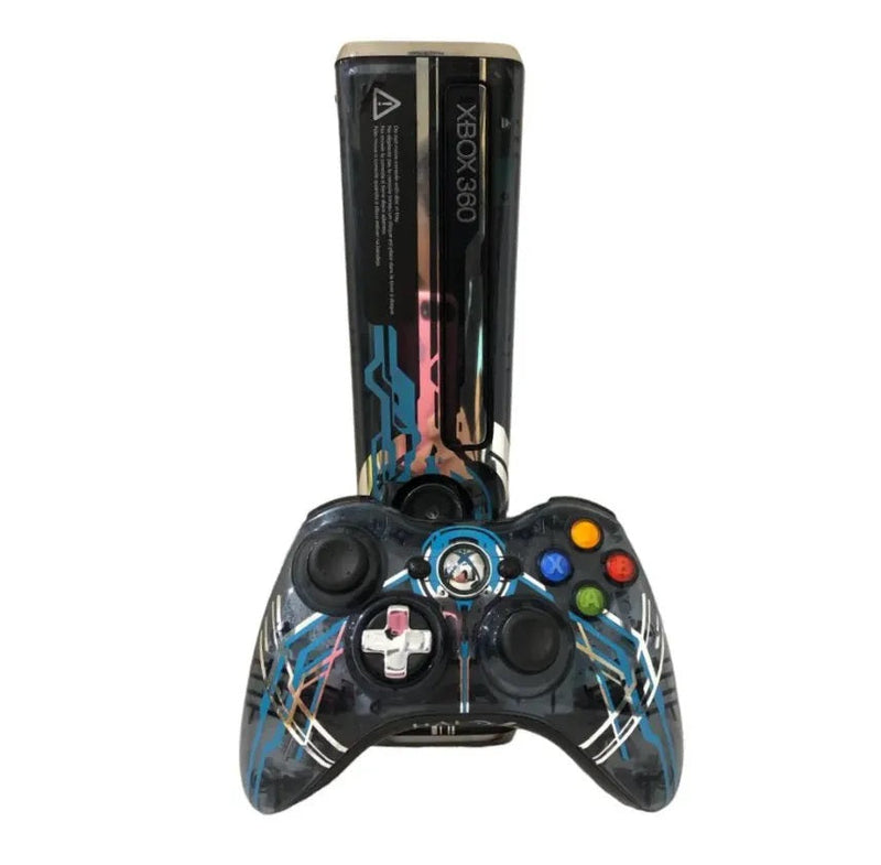 Console Xbox 360 Slim 320GB (Edição: Halo 4) + 1 Controle + 3 Jogos