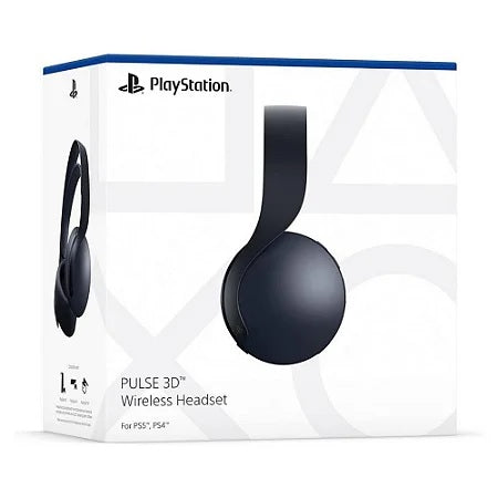 Headset sem fio PULSE 3D Midnight Black Preto - PS5