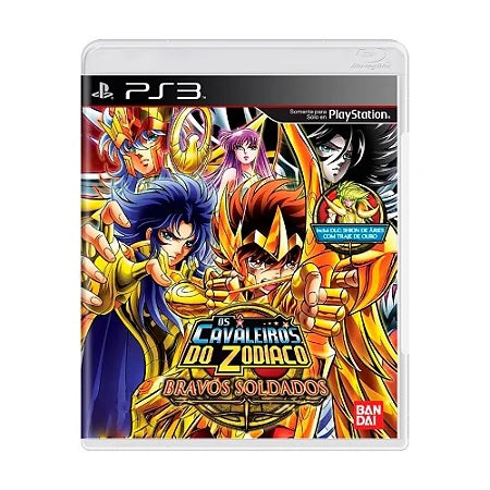 Jogo Os Cavaleiros do Zodíaco: Bravos Soldados - PS3 - Mídia Física