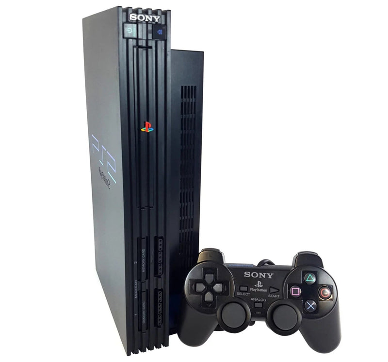 Playstation 2 Fat  + Memory card 8 Mb + 10 Jogos Brinde Midia Fisica